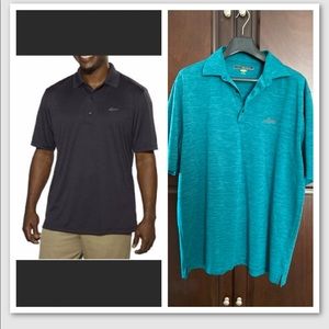 Greg Norman Green Play Dry Fit Golf Shirt Size XL